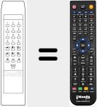 Télécommande pour remplacer REMCON539