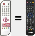 T&eacute;l&eacute;commande pour remplacer REMCON1110