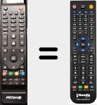 T&eacute;l&eacute;commande pour remplacer AMI001