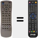 T&eacute;l&eacute;commande pour remplacer REMCON036