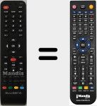 T&eacute;l&eacute;commande pour remplacer RC015