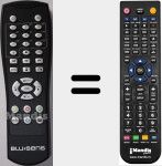 T&eacute;l&eacute;commande pour remplacer WebTV-1