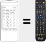 Télécommande pour remplacer REMCON1212