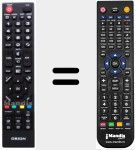 T&eacute;l&eacute;commande pour remplacer CBL39B980S