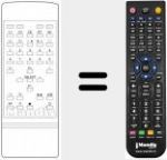 Télécommande pour remplacer REMCON492