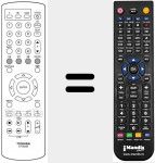 Télécommande pour remplacer CT 90005