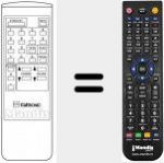 T&eacute;l&eacute;commande pour remplacer REMCON554