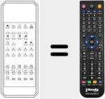 T&eacute;l&eacute;commande pour remplacer REMCON655