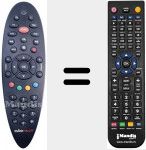 T&eacute;l&eacute;commande pour remplacer REMCON122