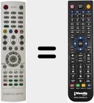 T&eacute;l&eacute;commande pour remplacer REMCON917