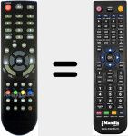 T&eacute;l&eacute;commande pour remplacer Chang001