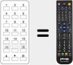 T&eacute;l&eacute;commande pour remplacer REMCON729