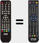 T&eacute;l&eacute;commande pour remplacer AR128