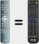 T&eacute;l&eacute;commande pour remplacer REMCON478