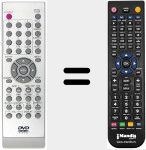 Télécommande pour remplacer REMCON034