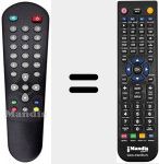 T&eacute;l&eacute;commande pour remplacer REMCON684