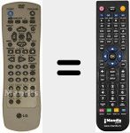 T&eacute;l&eacute;commande pour remplacer REMCON538