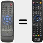 T&eacute;l&eacute;commande pour remplacer REMCON909