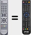 T&eacute;l&eacute;commande pour remplacer RCDWW02V01