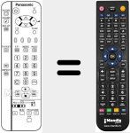 Télécommande pour remplacer EUR511270