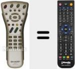 T&eacute;l&eacute;commande pour remplacer GA101WJSA