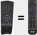 T&eacute;l&eacute;commande pour remplacer TELE PILOT 760S (238000060200)