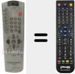 Télécommande pour remplacer RC 45 (759551059300)