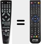 T&eacute;l&eacute;commande pour remplacer AVR134