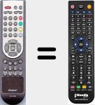 T&eacute;l&eacute;commande pour remplacer EN21636A