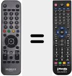 Télécommande pour remplacer RMG10 (0320200096)