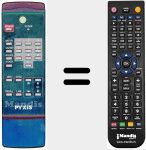 T&eacute;l&eacute;commande pour remplacer REMCON1164