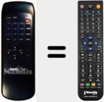 T&eacute;l&eacute;commande pour remplacer REMCON735