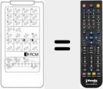 T&eacute;l&eacute;commande pour remplacer REMCON1179