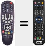 Télécommande pour remplacer REMCON681