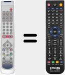 T&eacute;l&eacute;commande pour remplacer REMCON731