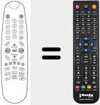 T&eacute;l&eacute;commande pour remplacer REMCON271