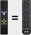 T&eacute;l&eacute;commande pour remplacer RC671