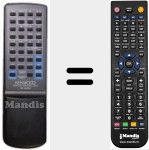 Télécommande pour remplacer RC-A030 (A70142908)