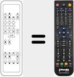 T&eacute;l&eacute;commande pour remplacer REMCON012