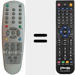Télécommande pour remplacer 6710V00061M