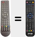 Télécommande pour remplacer Lava001