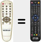 T&eacute;l&eacute;commande pour remplacer REMCON942