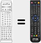 T&eacute;l&eacute;commande pour remplacer REMCON362