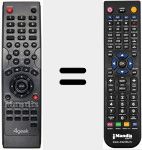 T&eacute;l&eacute;commande pour remplacer REMCON837