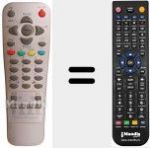 Télécommande pour remplacer REMCON641
