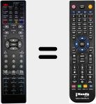 T&eacute;l&eacute;commande pour remplacer KLCD3230