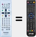 Télécommande pour remplacer N2QAJB000037