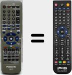 T&eacute;l&eacute;commande pour remplacer N2QAKB000028