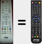 T&eacute;l&eacute;commande pour remplacer RC05W