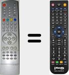 T&eacute;l&eacute;commande pour remplacer NS18100